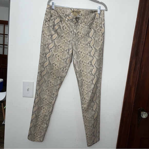 Democracy Justice Jeggings Snake Print Skinny Jeans sz 8 - Picture 7 of 8